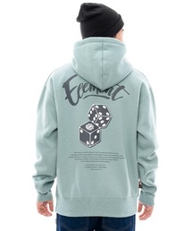 ELEMENT メンズ DICE HOOD パーカー/エレメントバックプリント裏起毛プルオーバーパーカー