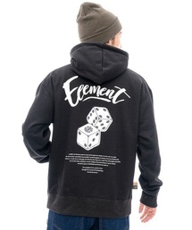 ELEMENT（エレメント）の「ELEMENT メンズ DICE HOOD パーカー/エレメントバックプリント裏起毛プルオーバーパーカー（パーカー）」