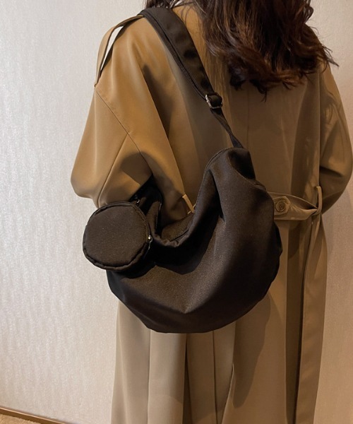 Per sist ence（パーシエンス）の「ミニポーチ付き２WAYショルダーバッグ（ショルダーバッグ・レディース・ブラック/オフホワイト/ベージュ・FREE）」の13枚目の写真