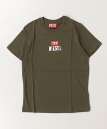 DIESEL KIDS（ディーゼルキッズ）の「DIESEL（ディーゼル）Kids & Junior ワンポイントブランドロゴ半袖Tシャツカットソー（Tシャツ/カットソー）」