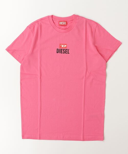 DIESEL KIDS（ディーゼルキッズ）の「DIESEL（ディーゼル）Kids & Junior ワンポイントブランドロゴ半袖Tシャツカットソー（Tシャツ/カットソー・キッズ・ブラック/ターコイズブルー/ライトイエロー/ホワイト/ネイビー/ピンク・4Y/6Y/8Y/10Y/12Y/14Y/16Y）」の6枚目の写真