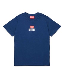 DIESEL KIDS（ディーゼルキッズ）の「DIESEL（ディーゼル）Kids & Junior ワンポイントブランドロゴ半袖Tシャツカットソー（Tシャツ/カットソー）」