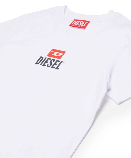 DIESEL KIDS（ディーゼルキッズ）の「DIESEL（ディーゼル）Kids & Junior ワンポイントブランドロゴ半袖Tシャツカットソー（Tシャツ/カットソー・キッズ・ブラック/ターコイズブルー/ライトイエロー/ホワイト/ネイビー/ピンク・4Y/6Y/8Y/10Y/12Y/14Y/16Y）」の13枚目の写真