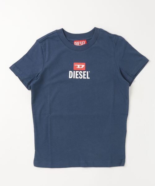 DIESEL KIDS（ディーゼルキッズ）の「DIESEL（ディーゼル）Kids & Junior ワンポイントブランドロゴ半袖Tシャツカットソー（Tシャツ/カットソー・キッズ・ブラック/ターコイズブルー/ライトイエロー/ホワイト/ネイビー/ピンク・4Y/6Y/8Y/10Y/12Y/14Y/16Y）」の16枚目の写真