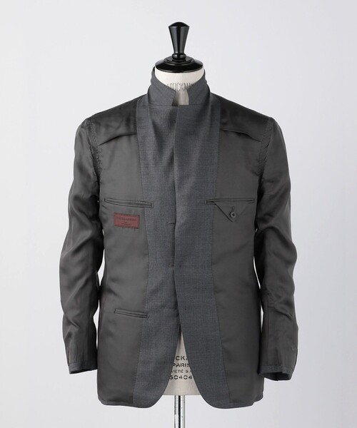 UNITED ARROWS(ユナイテッドアローズ)の「山栄 サージ シングル3ボタン スーツ(スーツセット・メンズ・ダークグレー・48/46/44)」の8枚目の写真