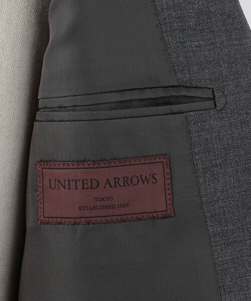 UNITED ARROWS(ユナイテッドアローズ)の「山栄 サージ シングル3ボタン スーツ(スーツセット・メンズ・ダークグレー・48/46/44)」の11枚目の写真