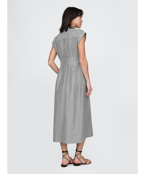 MM6 MAISON MARGIELA ポプリン ミディ シャツワンピース MAISON MARGIELA コットンポプリン シャツワンピース | THE