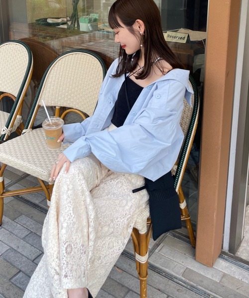 hinari（ヒナリ）の「フラワーレースタックパンツ（その他パンツ