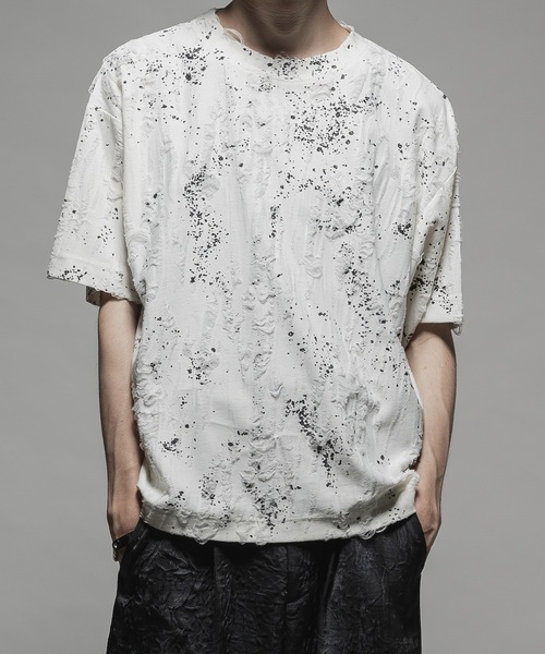 Paint damage T-shirts/ペイントダメージTシャツ（Tシャツ