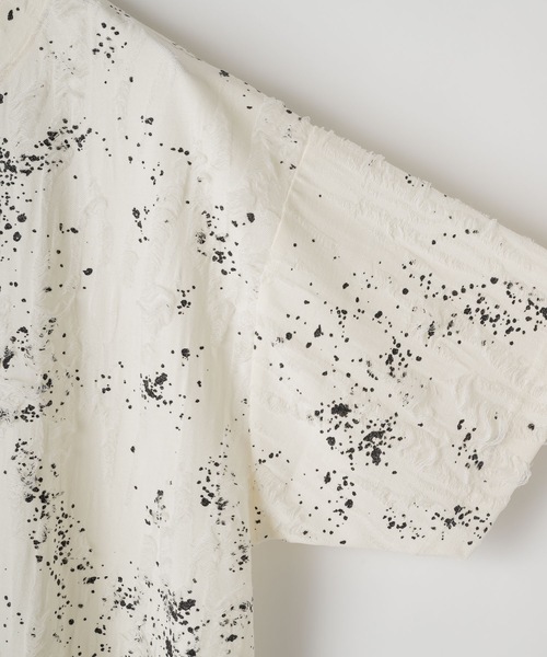 CASPER JOHN(キャスパージョン)の「Paint damage T-shirts/ペイントダメージTシャツ(Tシャツ/カットソー・メンズ・ブラック/ホワイト・LARGE/MEDIUM/SMALL/X-SMALL)」の21枚目の写真