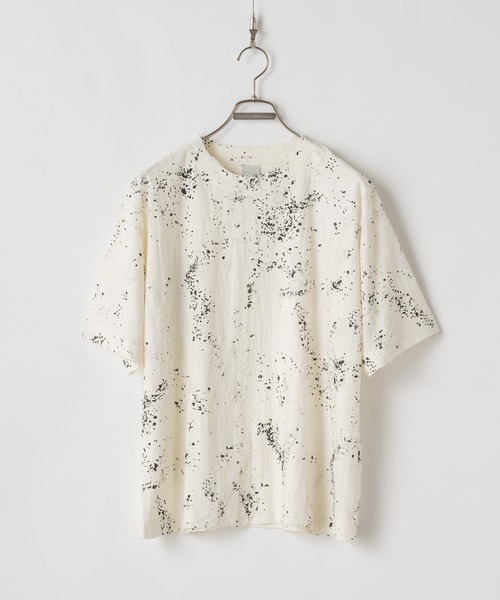 CASPER JOHN(キャスパージョン)の「Paint damage T-shirts/ペイントダメージTシャツ(Tシャツ/カットソー・メンズ・ブラック/ホワイト・LARGE/MEDIUM/SMALL/X-SMALL)」の18枚目の写真