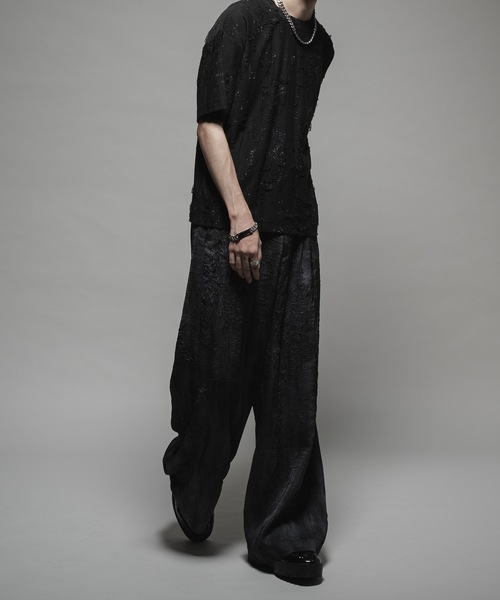 CASPER JOHN(キャスパージョン)の「Paint damage T-shirts/ペイントダメージTシャツ(Tシャツ/カットソー・メンズ・ブラック/ホワイト・LARGE/MEDIUM/SMALL/X-SMALL)」の17枚目の写真