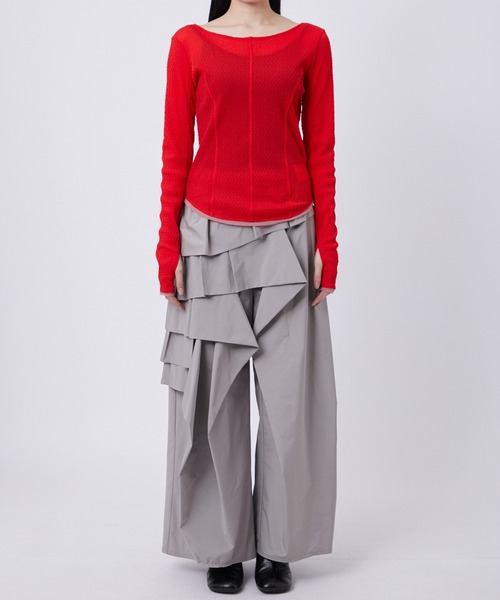 RUFFLE PANTS（その他パンツ）｜TAAKK（ターク）のファッション