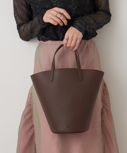 ＆MyuQ（アンドミューク）の「【＆MyuQ】ERA MINI ミニハンドバッグ（トートバッグ・レディース・ブラック/ブラウン/ホワイト・FREE）」の8枚目の写真