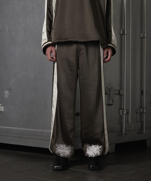 GRANCY（グランシー）の「【GRANCY】Redspiderlily Ska Pants /彼岸花スカパンツ（その他パンツ・メンズ・アイボリー/グレー/パープル・S/L/M）」の11枚目の写真