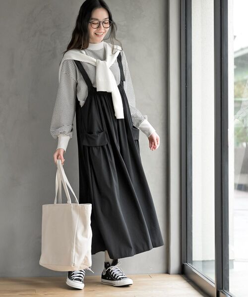 rps（アールピーエス）の「ボリュームスリーブリブハイネックロンＴ（Tシャツ/カットソー・レディース・ブラック/オフホワイト/ホワイト系その他2/ホワイト系その他3/ホワイト系その他4/アイボリー/ブラック系その他2・フリー）」の21枚目の写真