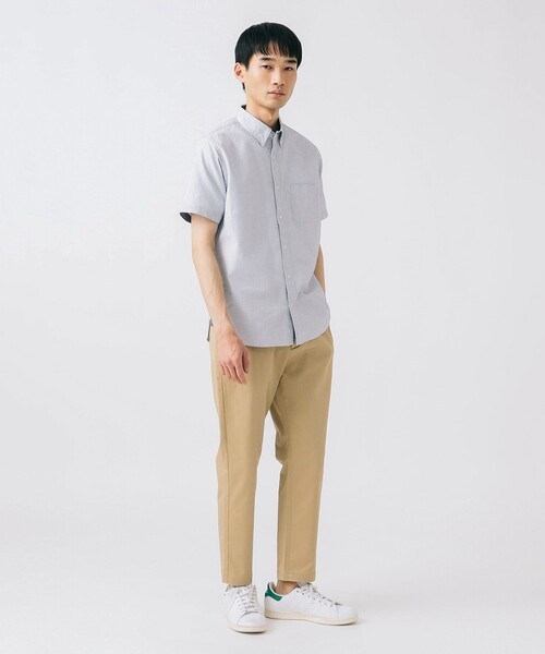 BEAMS HEART（ビームスハート）の「アンクル テーパード イージー パンツ【ストレッチ】（チノパンツ・メンズ・ベージュ/オリーブ/ネイビー・L/XL/S/M）」の5枚目の写真