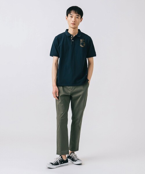 BEAMS HEART（ビームスハート）の「アンクル テーパード イージー パンツ【ストレッチ】（チノパンツ・メンズ・ベージュ/オリーブ/ネイビー・L/XL/S/M）」の10枚目の写真