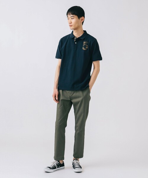 BEAMS HEART（ビームスハート）の「アンクル テーパード イージー パンツ【ストレッチ】（チノパンツ・メンズ・ベージュ/オリーブ/ネイビー・L/XL/S/M）」の11枚目の写真