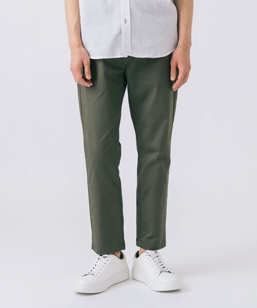 BEAMS HEART（ビームスハート）の「アンクル テーパード イージー パンツ【ストレッチ】（チノパンツ・メンズ・ベージュ/オリーブ/ネイビー・L/XL/S/M）」の14枚目の写真