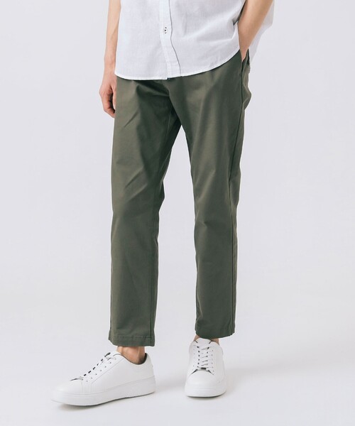 BEAMS HEART（ビームスハート）の「アンクル テーパード イージー パンツ【ストレッチ】（チノパンツ・メンズ・ベージュ/オリーブ/ネイビー・L/XL/S/M）」の15枚目の写真