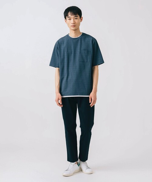 BEAMS HEART（ビームスハート）の「アンクル テーパード イージー パンツ【ストレッチ】（チノパンツ・メンズ・ベージュ/オリーブ/ネイビー・L/XL/S/M）」の16枚目の写真