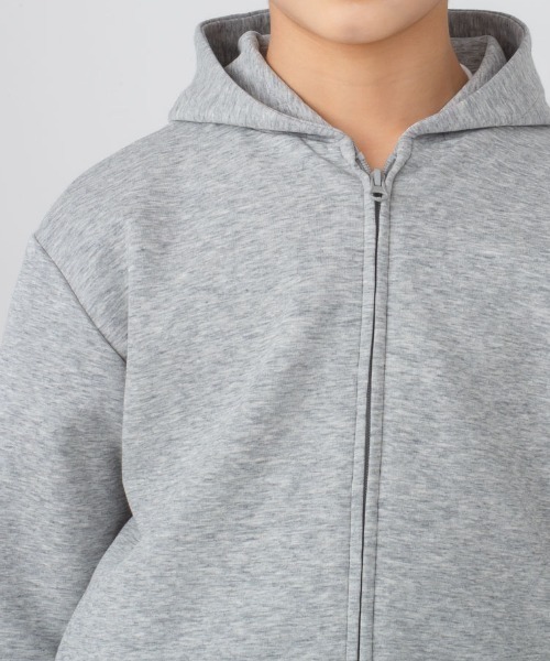 NAVY（ネイビー）の「NAVY feel touch フーデットジップパーカー（パーカー・キッズ・ライトグレー/ミント/ブラック・120/130/140/150）」の13枚目の写真
