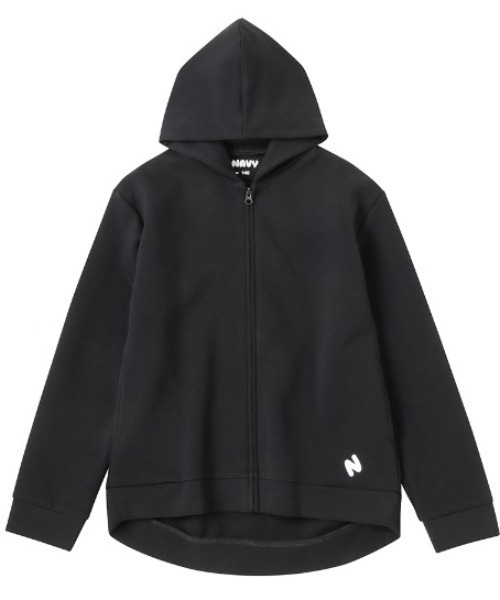 NAVY（ネイビー）の「NAVY feel touch フーデットジップパーカー（パーカー・キッズ・ライトグレー/ミント/ブラック・120/130/140/150）」の7枚目の写真