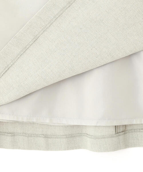 PROPORTION BODY DRESSING(プロポーションボディドレッシング)の「キラツイードラップマーメイドスカート / 1215120303(スカート・レディース・ライトグリーン/ベージュ/グレー・MEDIUM/X-SMALL/SMALL)」の11枚目の写真