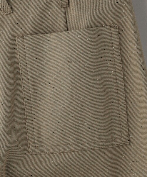 BEAUTY&YOUTH UNITED ARROWS（ビューティーアンドユースユナイテッドアローズ）の「ネップツイル ワイドパンツ（チノパンツ・レディース・オフホワイト/ベージュ・XS/S/M）」の9枚目の写真