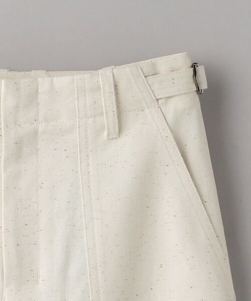 BEAUTY&YOUTH UNITED ARROWS（ビューティーアンドユースユナイテッドアローズ）の「ネップツイル ワイドパンツ（チノパンツ・レディース・オフホワイト/ベージュ・XS/S/M）」の3枚目の写真