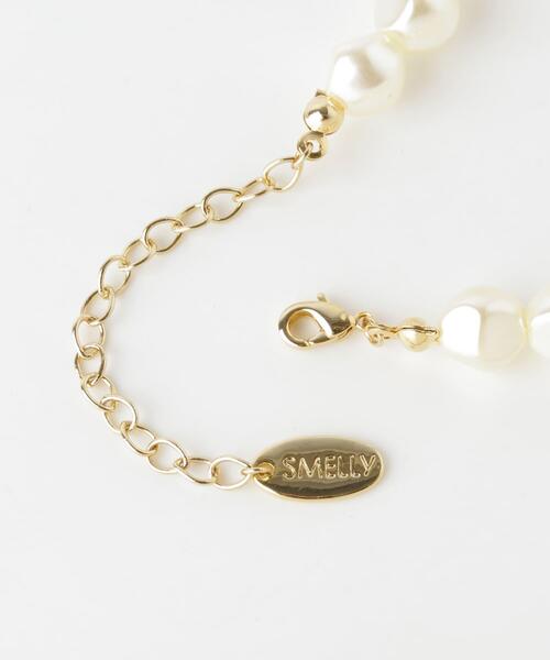 SMELLY（スメリー）の「パールスネークチェーン2セットネックレス（ネックレス・レディース・アイボリー・-）」の8枚目の写真