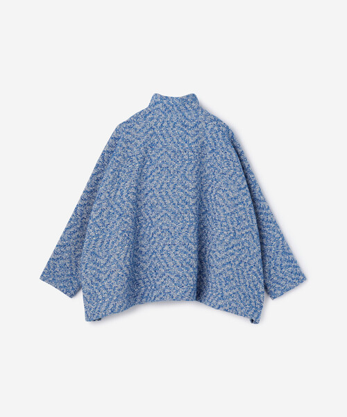 GALLEGO DESPORTES（ギャレゴデスポート）の「GALLEGO DESPORTES | ツイード ショートジャケット WOMEN（テーラードジャケット・レディース・ブルー・S）」の3枚目の写真