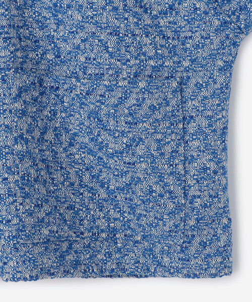 GALLEGO DESPORTES（ギャレゴデスポート）の「GALLEGO DESPORTES | ツイード ショートジャケット WOMEN（テーラードジャケット・レディース・ブルー・S）」の6枚目の写真