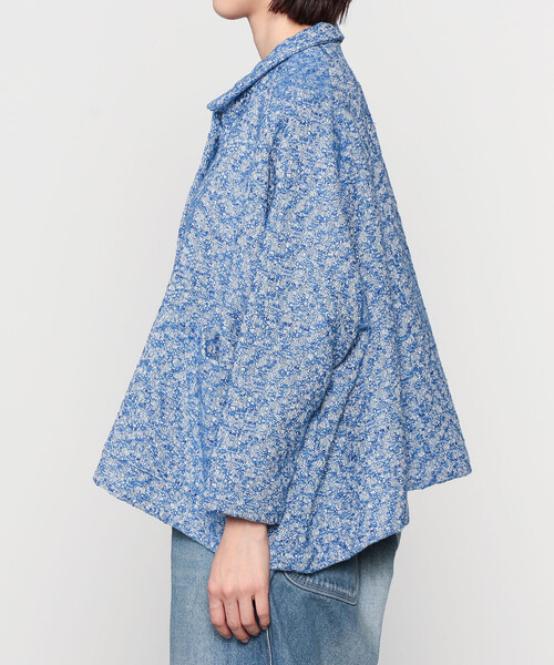 GALLEGO DESPORTES（ギャレゴデスポート）の「GALLEGO DESPORTES | ツイード ショートジャケット WOMEN（テーラードジャケット・レディース・ブルー・S）」の10枚目の写真