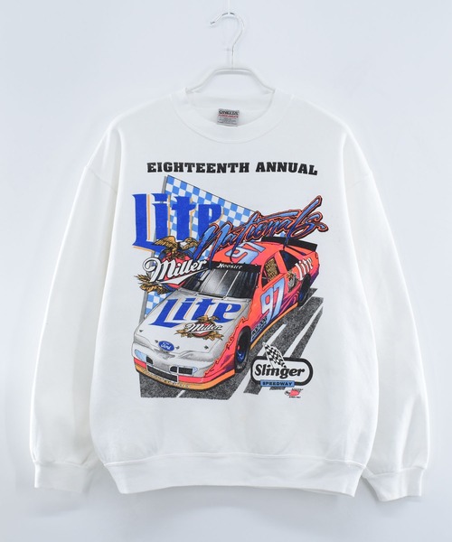 VINTAGE(ヴィンテージ)の「【ヴィンテージ古着】90’s ONITA “Slinger speedway ’97” レーシング スウェット USA製(スウェット・メンズ・ホワイト・X-LARGE)」の9枚目の写真