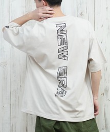 【ムラサキスポーツ限定】NEW ERA/ニューエラ 半袖Tシャツ バックプリント 吸水速乾 14670925/14670926/14670927