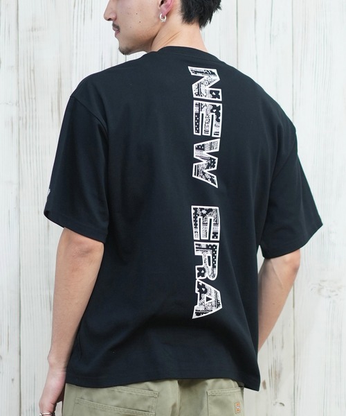NEW ERA（ニューエラ）の「【ムラサキスポーツ限定】NEW ERA/ニューエラ 半袖Tシャツ バックプリント 吸水速乾 14670925/14670926/14670927（Tシャツ/カットソー・メンズ・ホワイト/ブラック/ストーン・L/M/XXL/XL）」の3枚目の写真