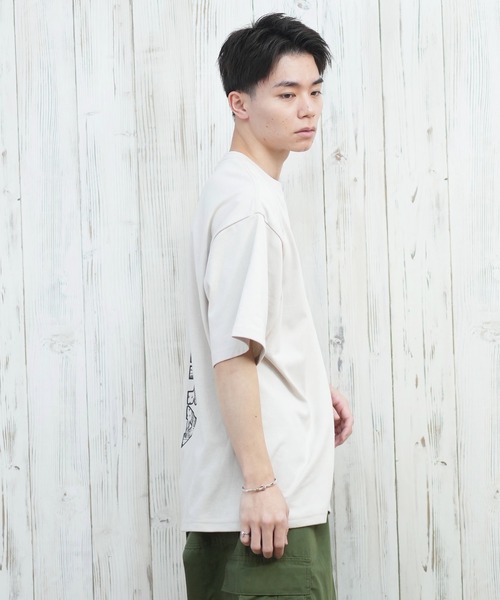 NEW ERA（ニューエラ）の「【ムラサキスポーツ限定】NEW ERA/ニューエラ 半袖Tシャツ バックプリント 吸水速乾 14670925/14670926/14670927（Tシャツ/カットソー・メンズ・ホワイト/ブラック/ストーン・L/M/XXL/XL）」の13枚目の写真