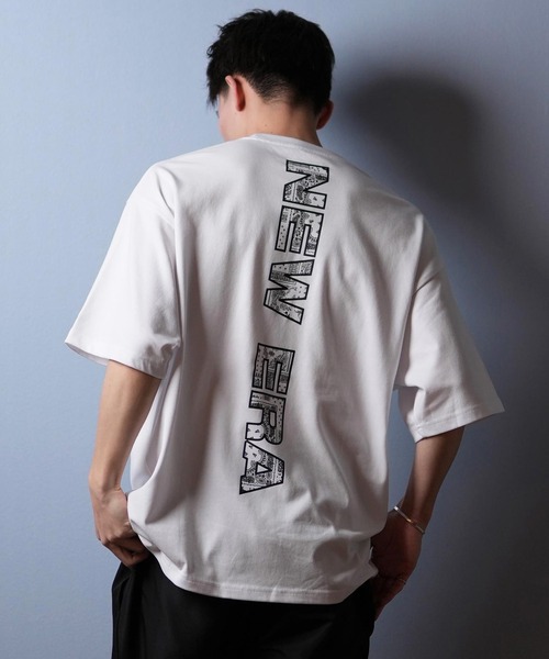 NEW ERA（ニューエラ）の「【ムラサキスポーツ限定】NEW ERA/ニューエラ 半袖Tシャツ バックプリント 吸水速乾 14670925/14670926/14670927（Tシャツ/カットソー・メンズ・ホワイト/ブラック/ストーン・L/M/XXL/XL）」の6枚目の写真