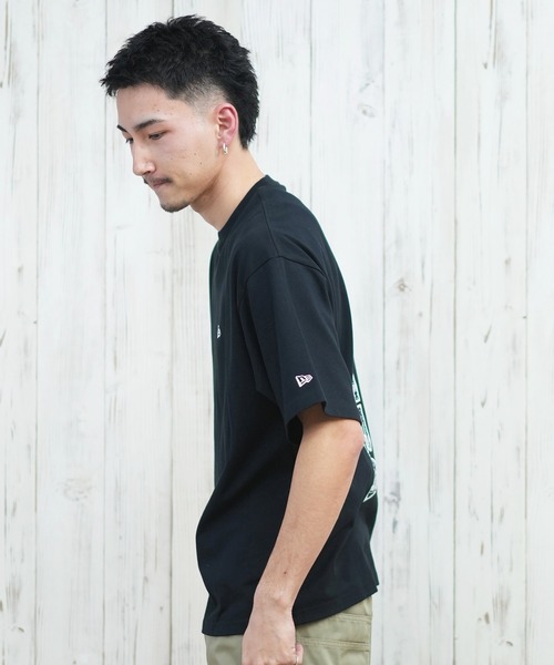 NEW ERA（ニューエラ）の「【ムラサキスポーツ限定】NEW ERA/ニューエラ 半袖Tシャツ バックプリント 吸水速乾 14670925/14670926/14670927（Tシャツ/カットソー・メンズ・ホワイト/ブラック/ストーン・L/M/XXL/XL）」の17枚目の写真