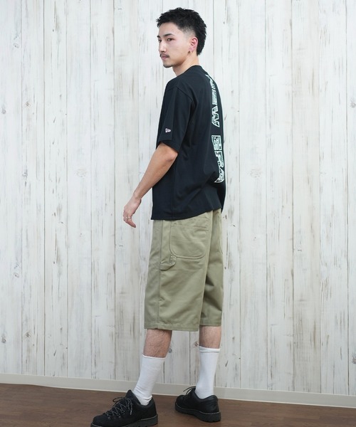 NEW ERA（ニューエラ）の「【ムラサキスポーツ限定】NEW ERA/ニューエラ 半袖Tシャツ バックプリント 吸水速乾 14670925/14670926/14670927（Tシャツ/カットソー・メンズ・ホワイト/ブラック/ストーン・L/M/XXL/XL）」の21枚目の写真