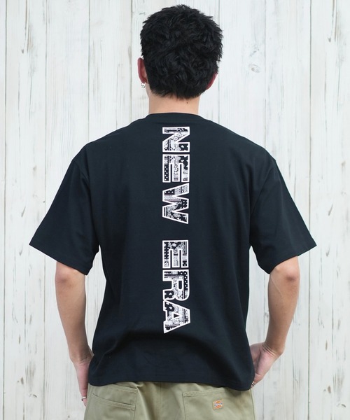 NEW ERA（ニューエラ）の「【ムラサキスポーツ限定】NEW ERA/ニューエラ 半袖Tシャツ バックプリント 吸水速乾 14670925/14670926/14670927（Tシャツ/カットソー・メンズ・ホワイト/ブラック/ストーン・L/M/XXL/XL）」の18枚目の写真