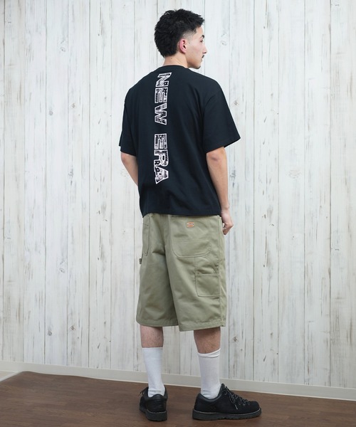 NEW ERA（ニューエラ）の「【ムラサキスポーツ限定】NEW ERA/ニューエラ 半袖Tシャツ バックプリント 吸水速乾 14670925/14670926/14670927（Tシャツ/カットソー・メンズ・ホワイト/ブラック/ストーン・L/M/XXL/XL）」の22枚目の写真