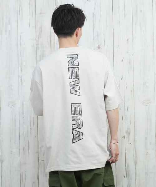 NEW ERA（ニューエラ）の「【ムラサキスポーツ限定】NEW ERA/ニューエラ 半袖Tシャツ バックプリント 吸水速乾 14670925/14670926/14670927（Tシャツ/カットソー・メンズ・ホワイト/ブラック/ストーン・L/M/XXL/XL）」の12枚目の写真