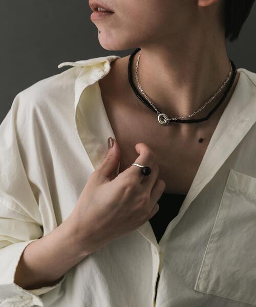 SMELLY（スメリー）の「SMELLY so’　flat mantel necklace（ネックレス・レディース・シルバー・-）」の3枚目の写真