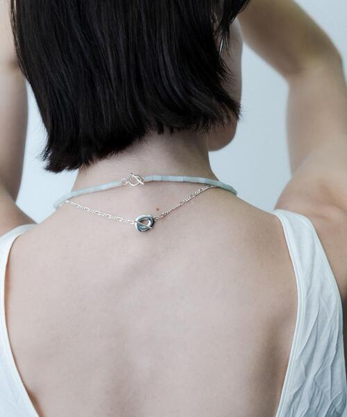 SMELLY（スメリー）の「SMELLY so’　flat mantel necklace（ネックレス・レディース・シルバー・-）」の7枚目の写真