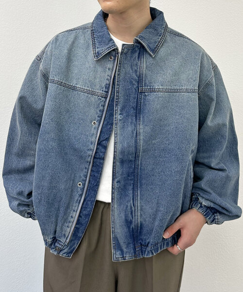 【ユニセックス】デニムブルゾン