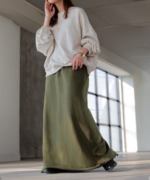 HUG.U | おしゃラク。 スウェットロングスカート 選べる2丈(スカート)