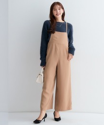 小さいサイズ 後ろリボンサロペット 低身長さん・小柄女性